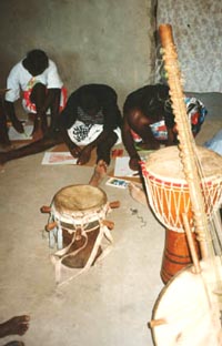 children with instrument